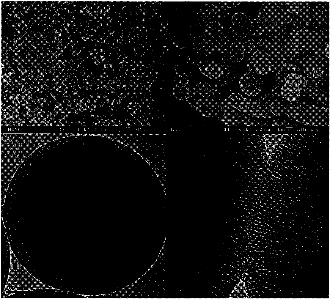 Nanometer hierarchical pore MFI molecular sieve one-step synthesis method