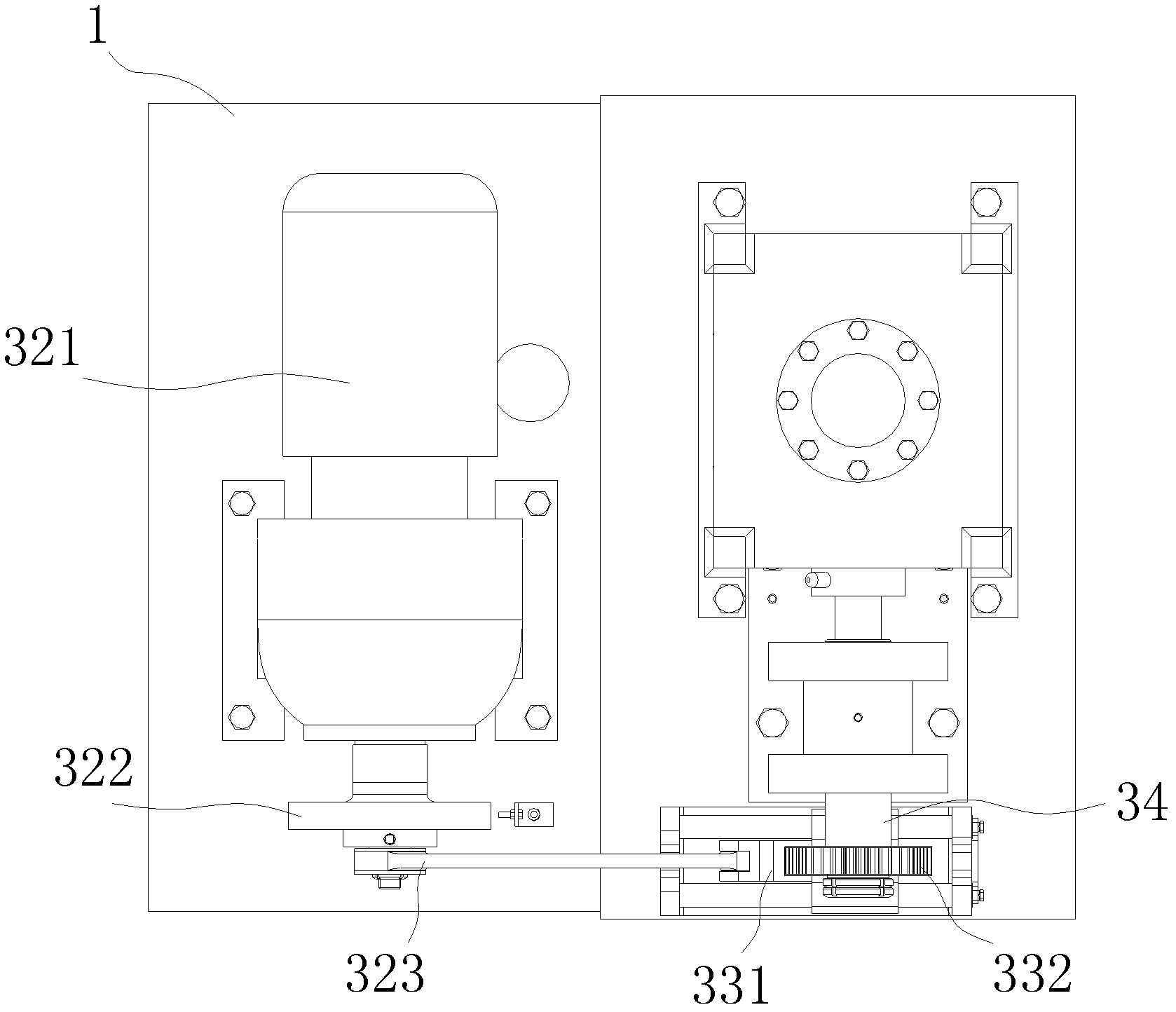 Wobble bearing type friction test device and method