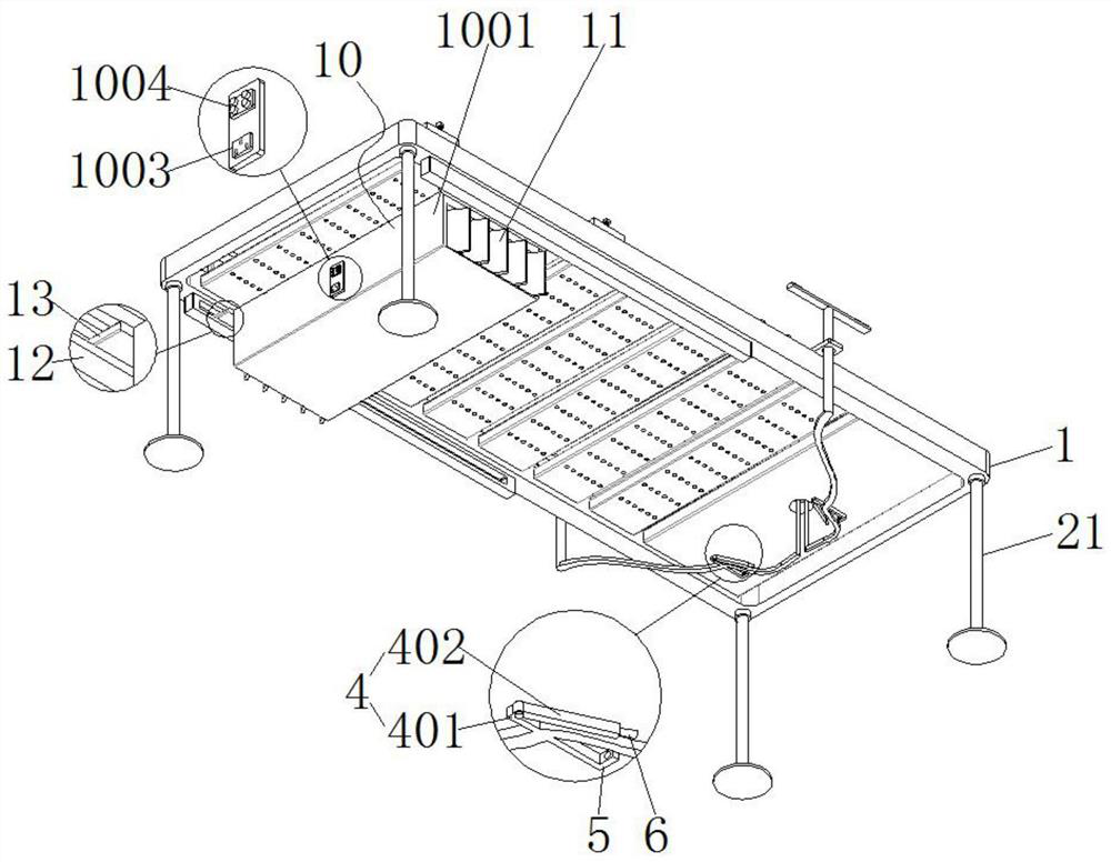 A special nursing bed for stomach tube pull-out prevention in gastroenterology