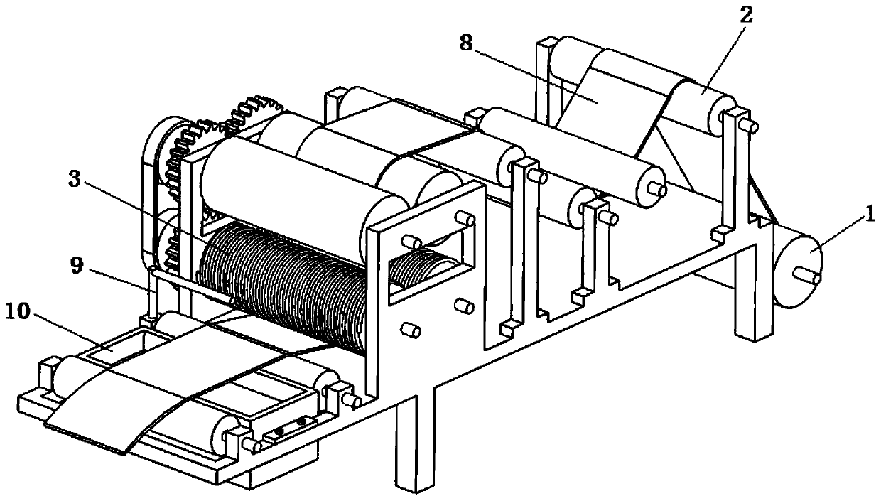 Production technology for cut tobacco filter tip