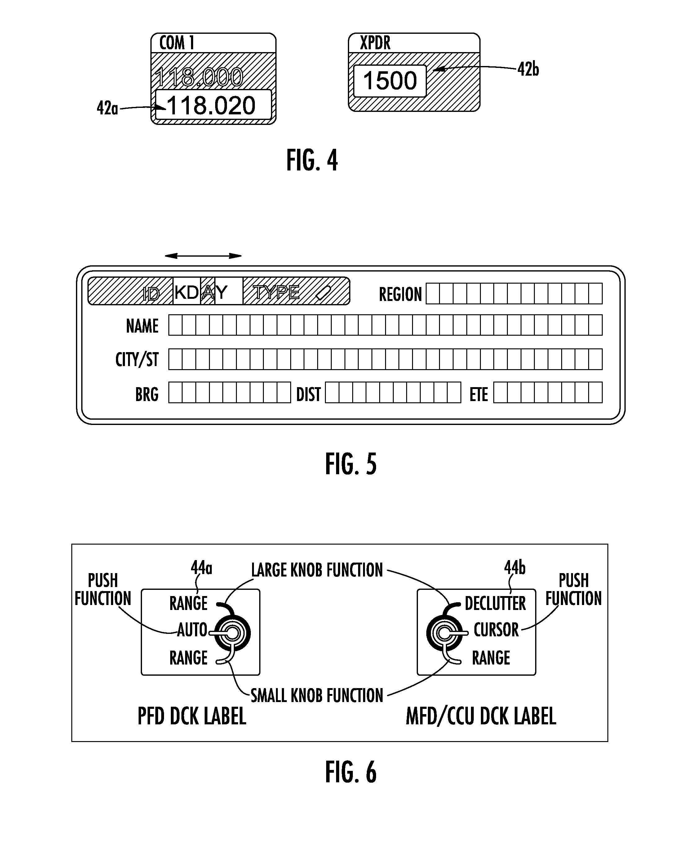 Aircraft avionic system having a pilot user interface with context dependent input devices