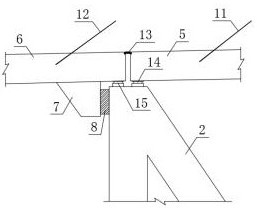 Ultra -large-span cable-stayed bridge with thrust piers and construction method thereof