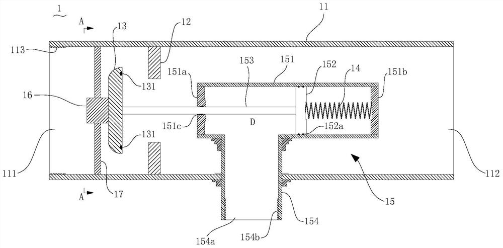 A mechanical valve with automatic shut-off function