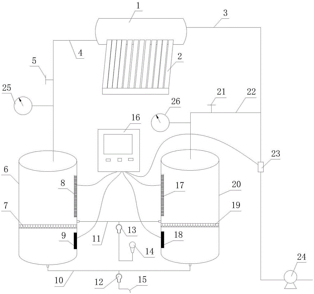 Cold and hot water supply system