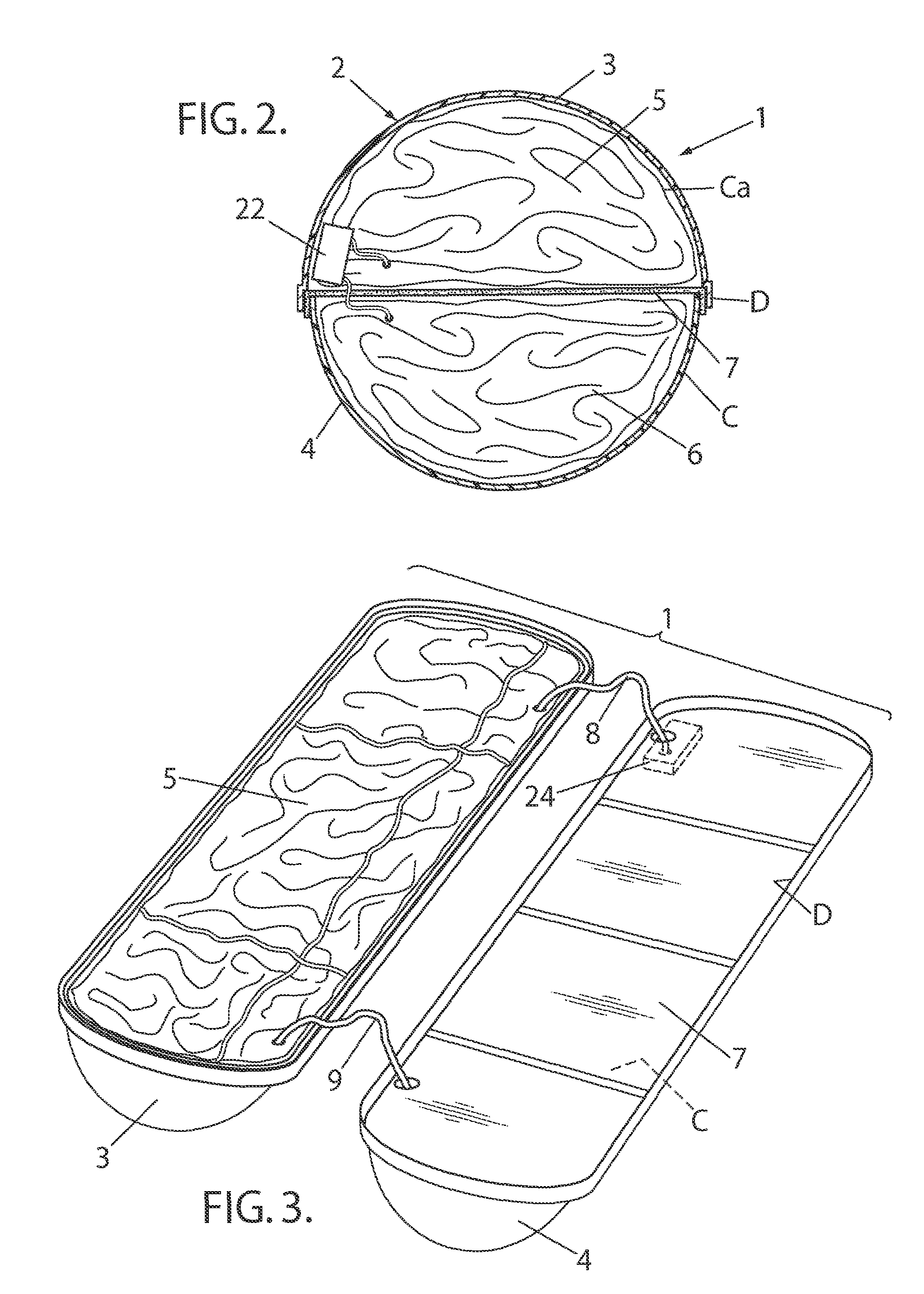 Sea survival device including several pneumatic liferafts