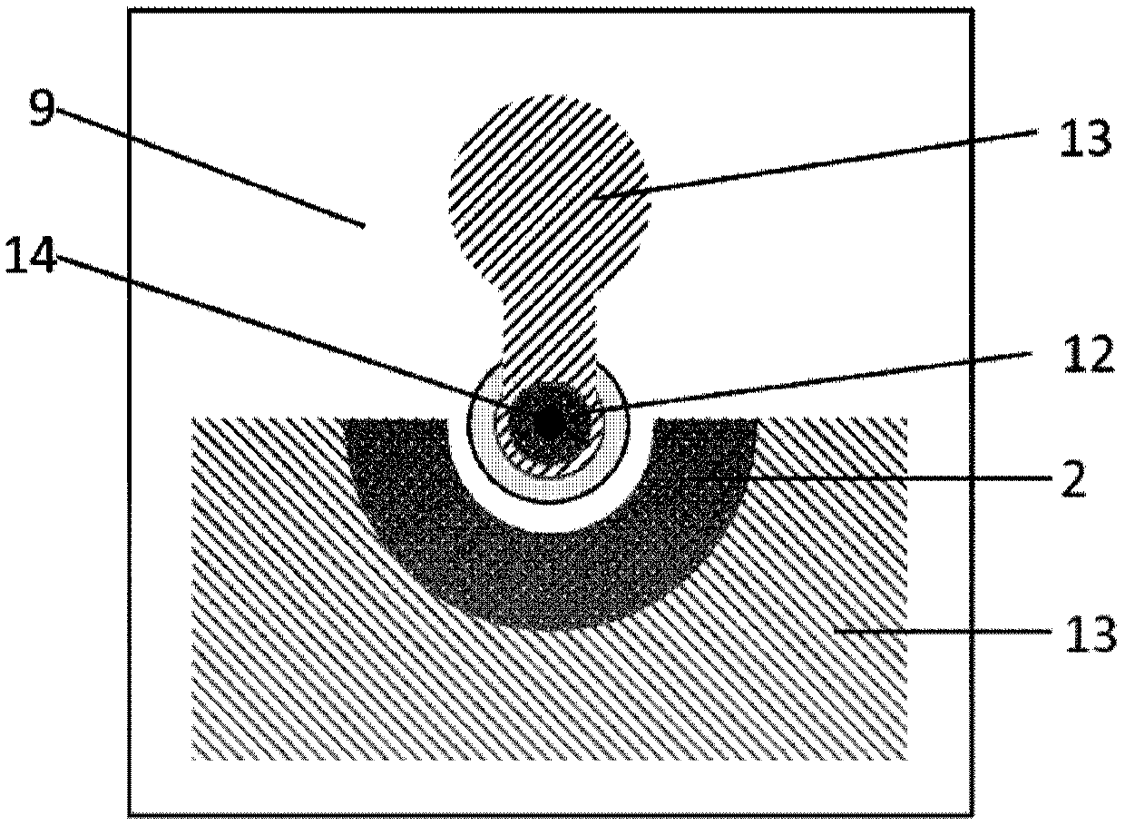 Vertical-cavity surface-emitting semiconductor laser structure