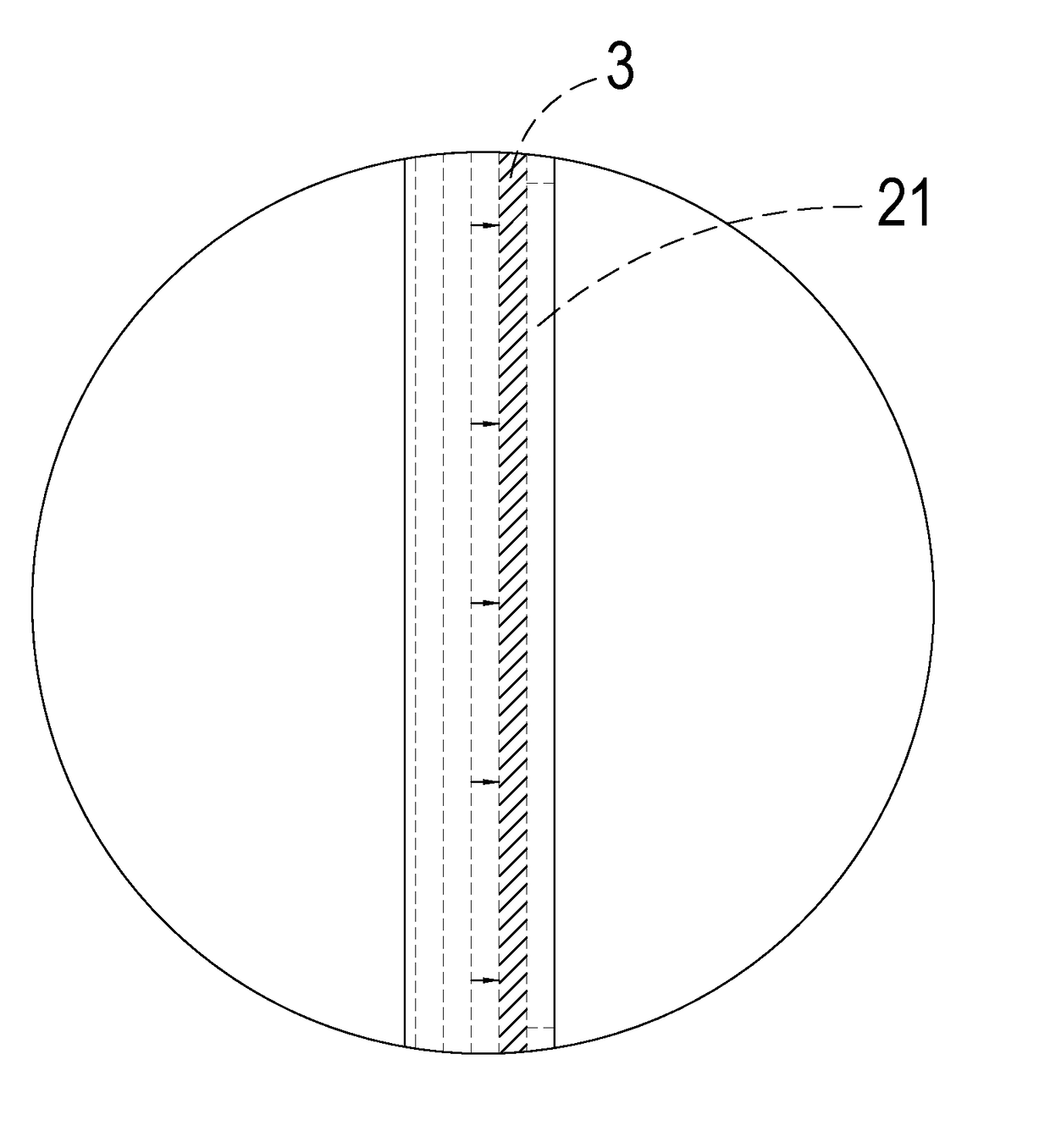 Light shielding structure of electronic device