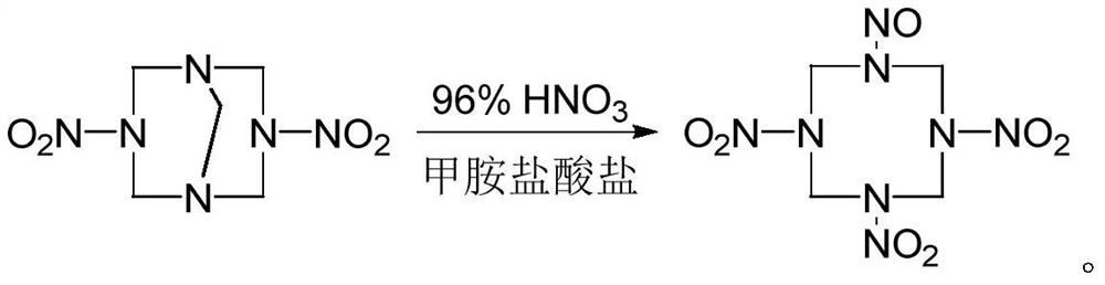 A kind of synthetic method of 1-nitroso-3,5,7-trinitro-1,3,5,7-tetraazacyclooctane