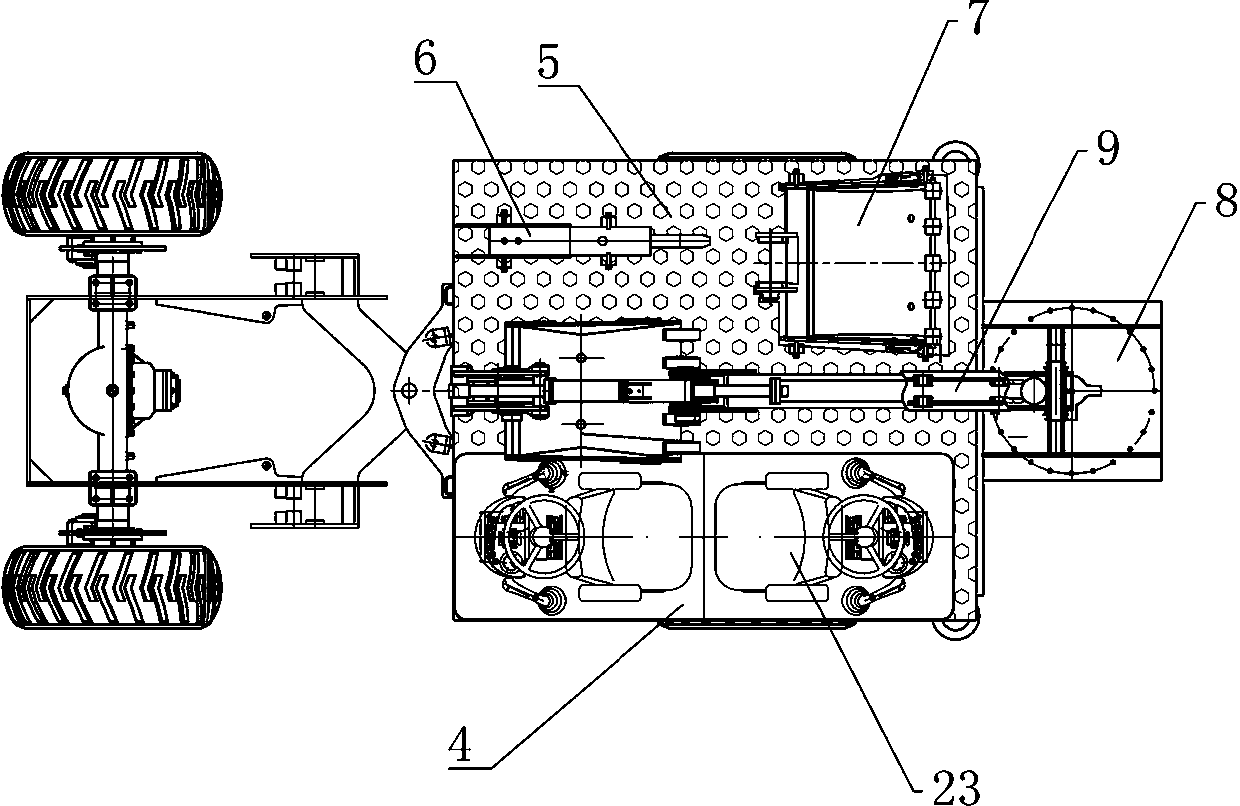 Novel backhoe loader