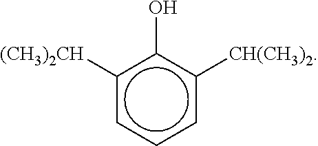 Aqueous pharmaceutical formulation comprising propofol