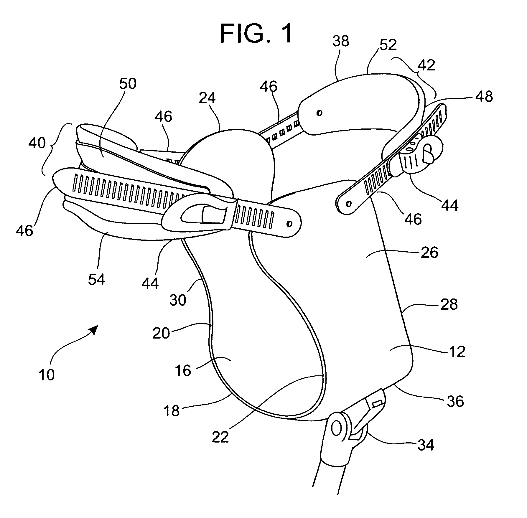 Anatomically configured hip level prosthetic socket system