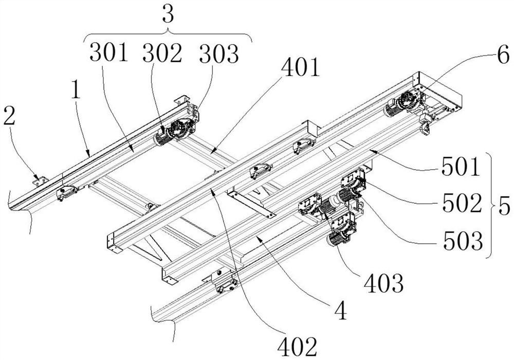 Carriage lorry-mounted crane