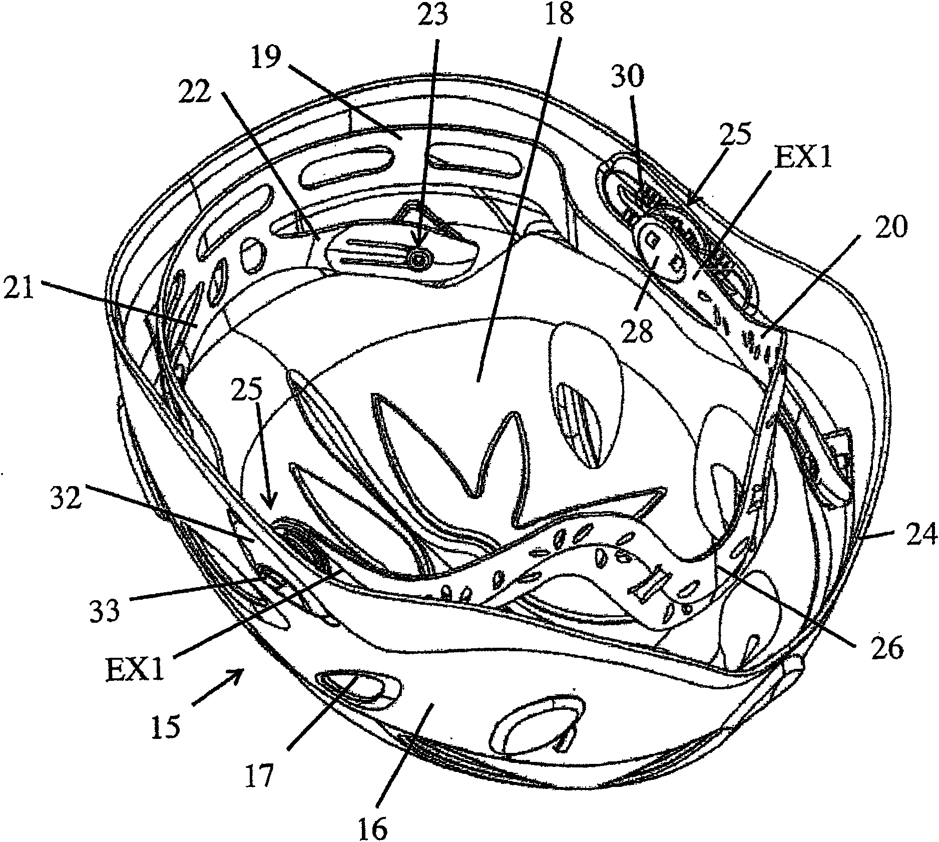 Safety helmet with improved adjustable napestrap