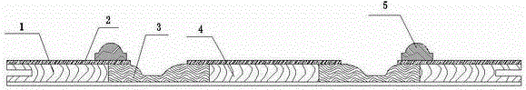 All-wood panel and production process thereof