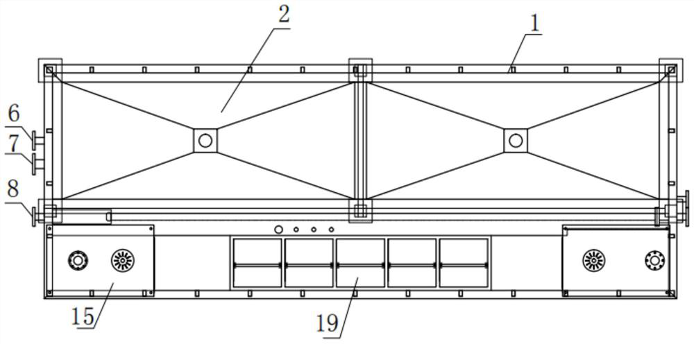 Film coating groove body