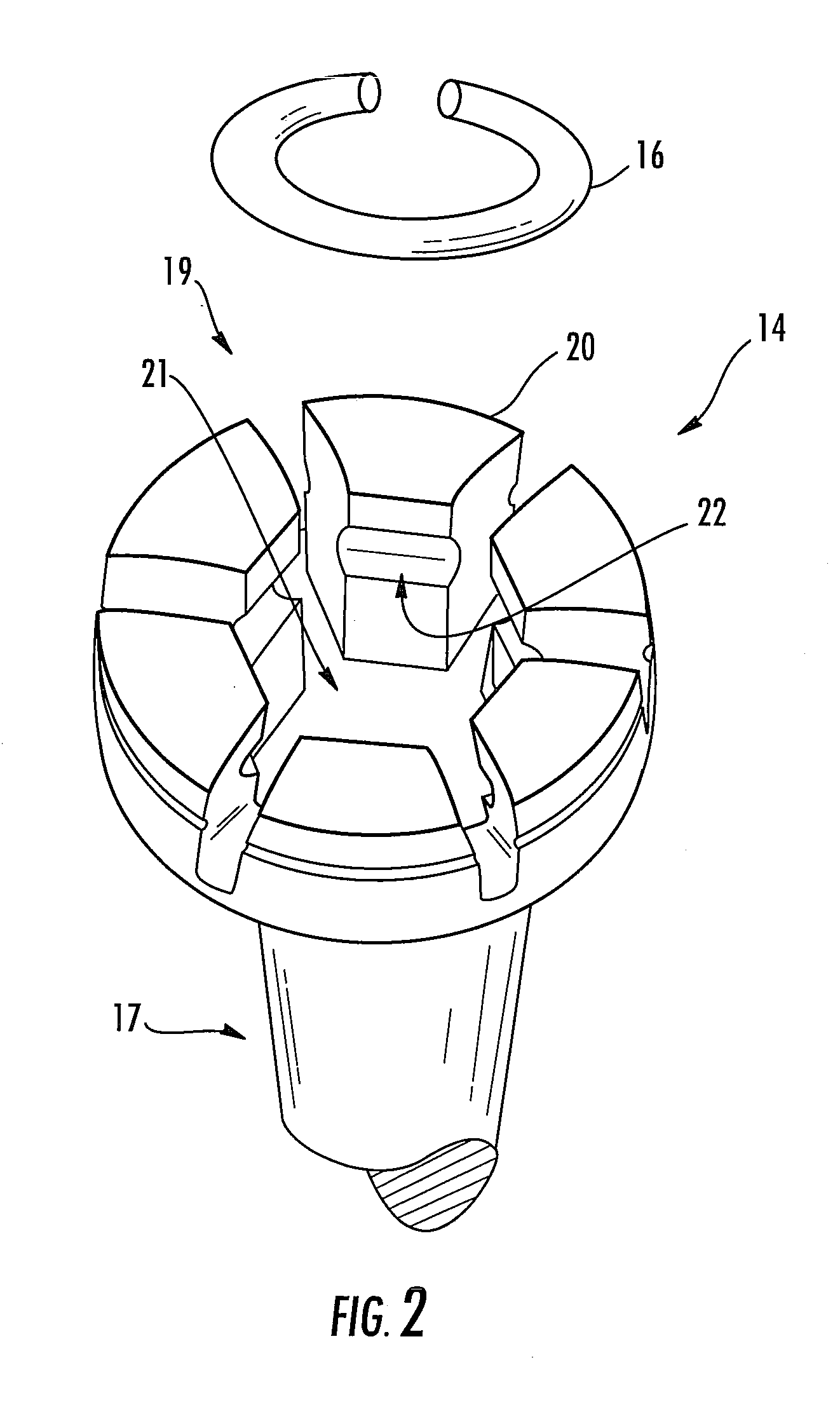 Cervical plate locking mechanism and associated surgical method