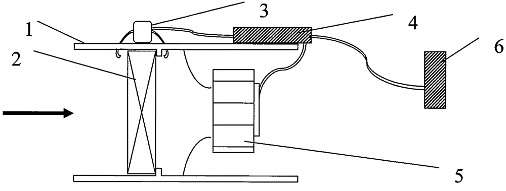 Intelligent constant control method and device for air filtration air volume