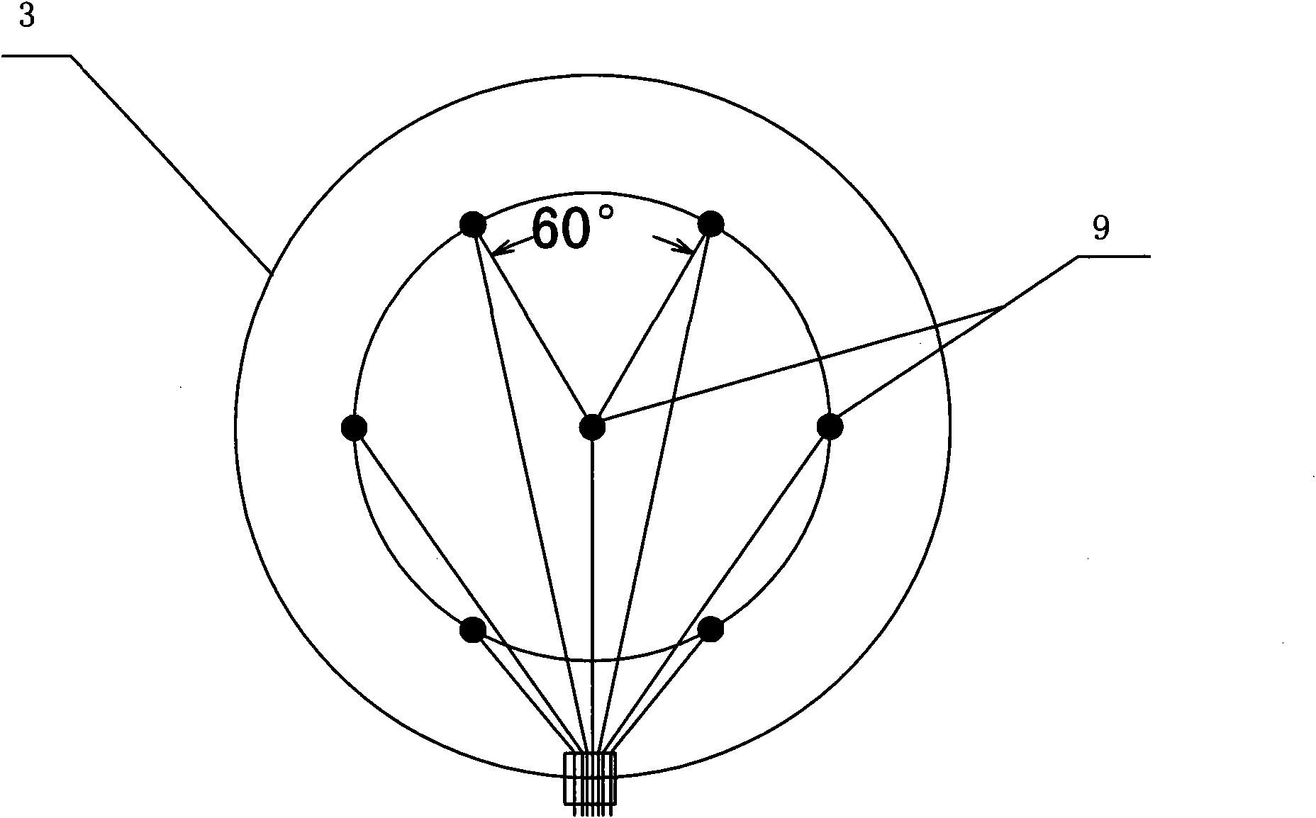 Anticorrosive device of oil storage tank during testing seawater pressure