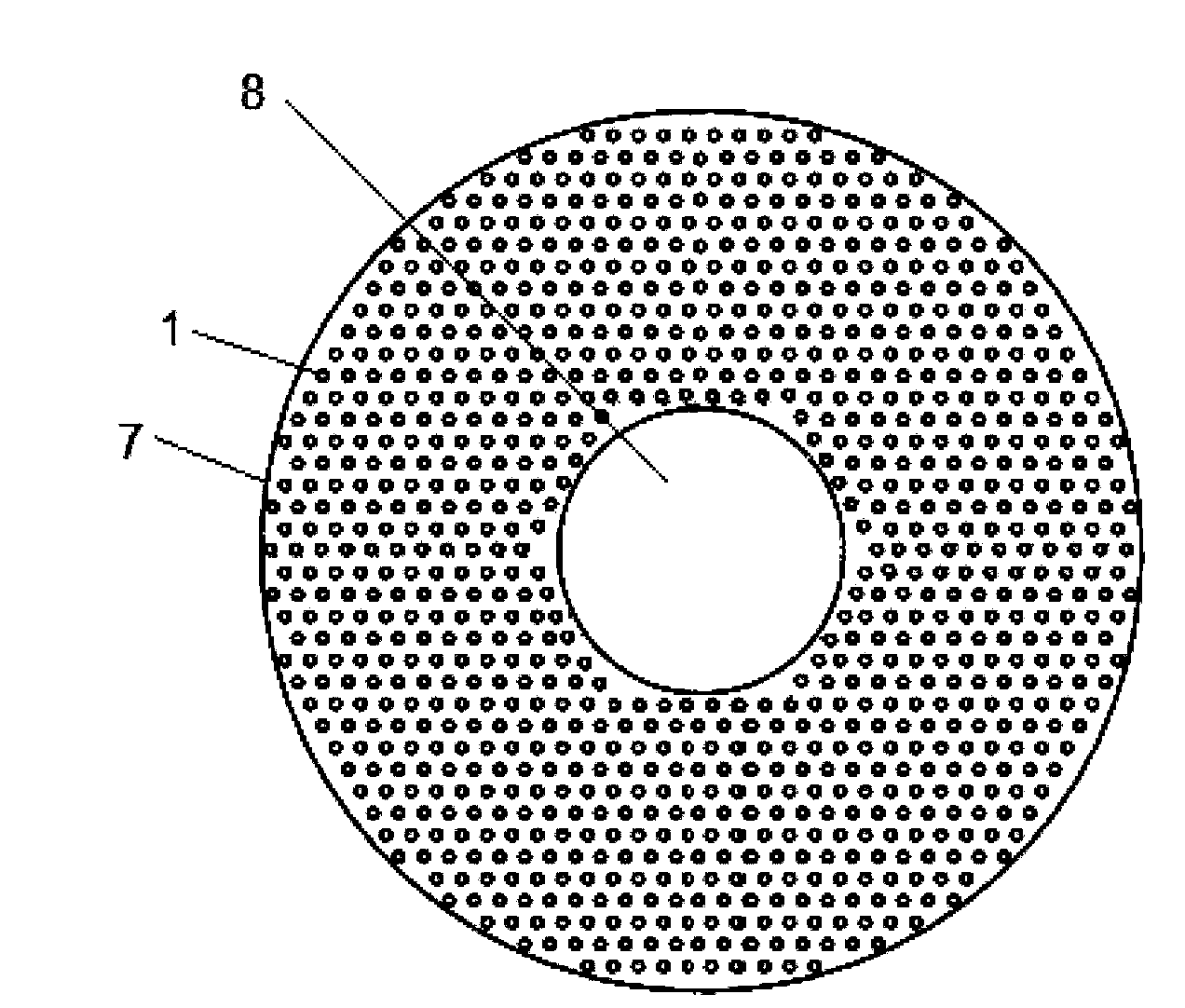 Isothermal fixed bed reactor loading catalyst among heat exchange tubes