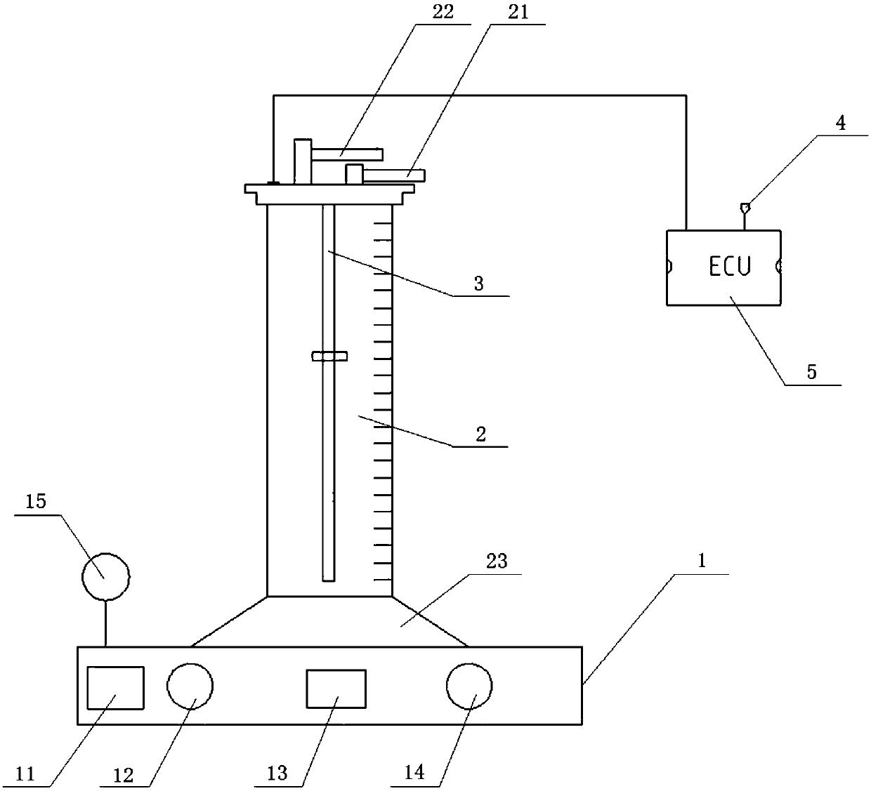 Urea consumption deviation fault simulation device and method