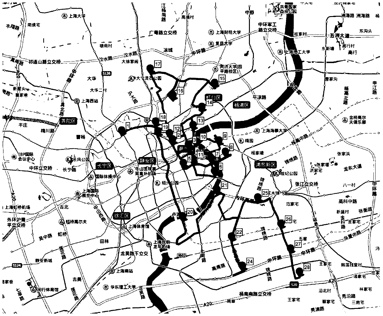 Smart city garbage truck driving route optimization method