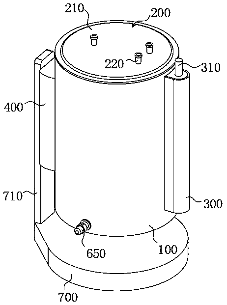 Parenteral nutrient solution preparation device and preparation method thereof