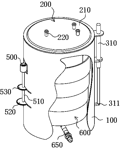 Parenteral nutrient solution preparation device and preparation method thereof