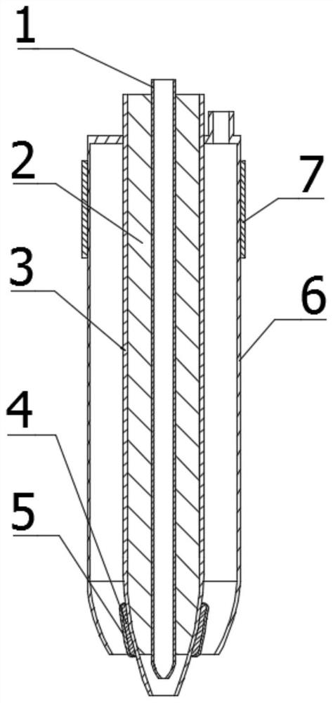 Plasma micro-beam coaxial electric polarization induced electronic jet printing device and jet printing method