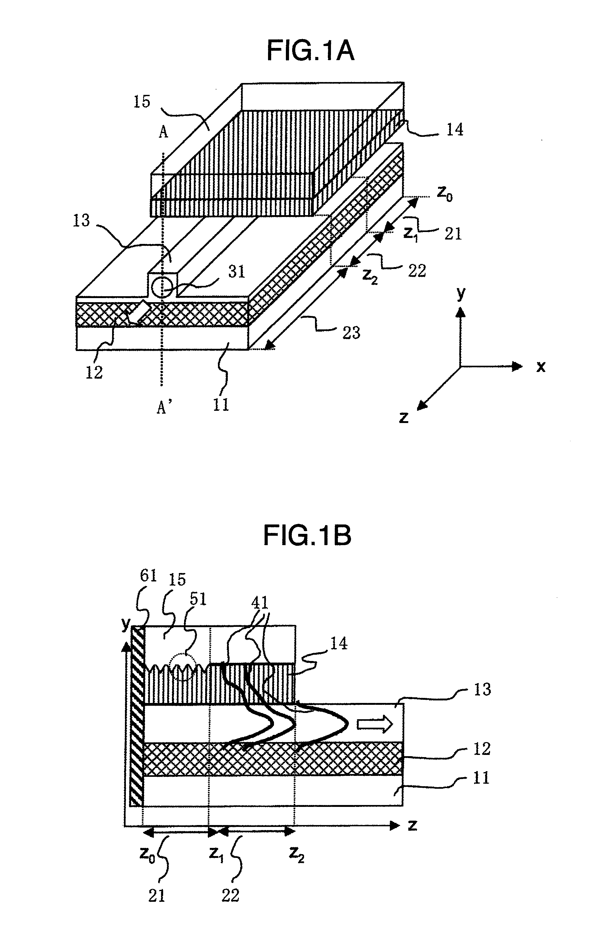 Optical semiconductor device and optical waveguide