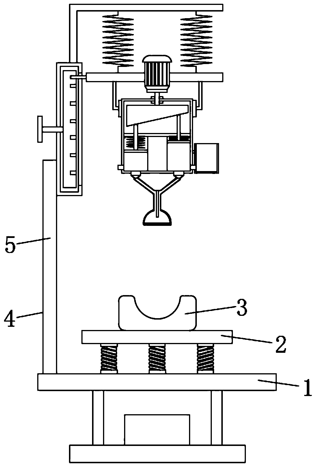 Headrest type suspended anesthesia device for anesthesia department