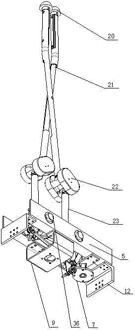 Disconnecting switch open-type transmission case