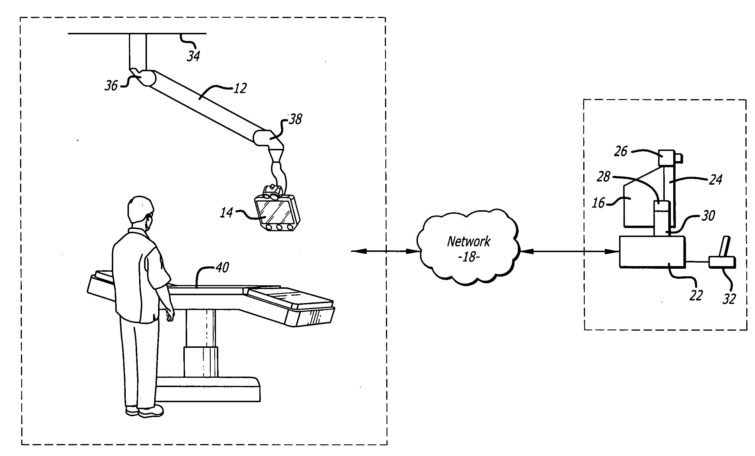 Remote presence system mounted to operating room hardware