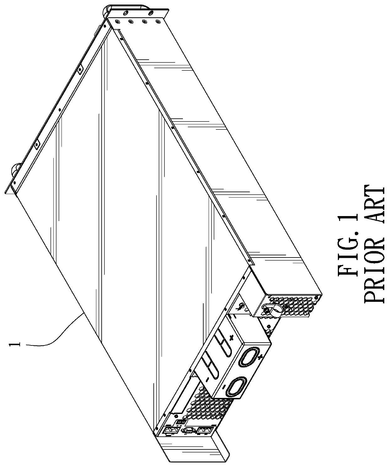 Adapter board structure for power module of DC power supply