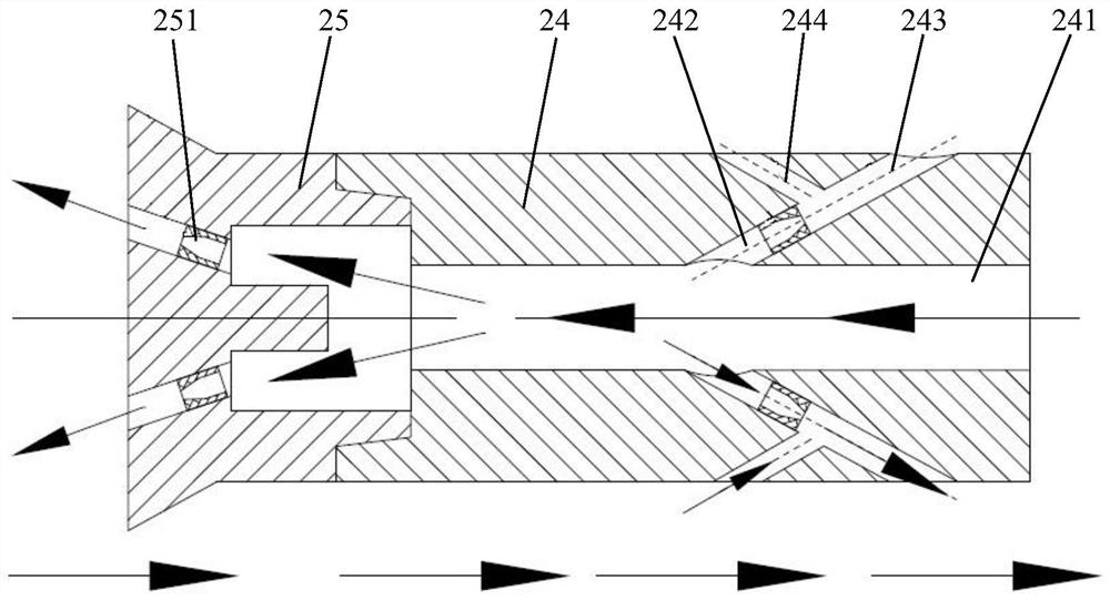 Under-pressure composite well drilling device and technology for deep high-temperature well