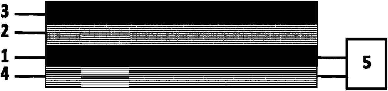 Characterization method of magnetic change of antiferromagnetic material under stress action, characterization device and preparation method thereof