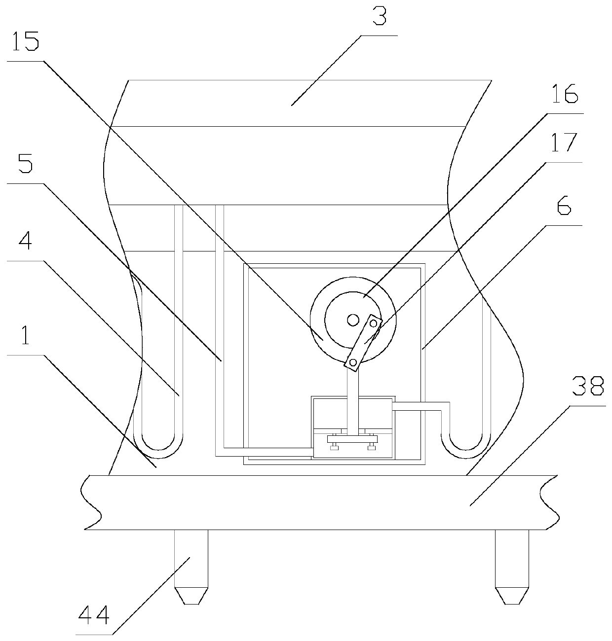 A kind of electrical equipment with good heat dissipation performance with the function of adjusting air pressure