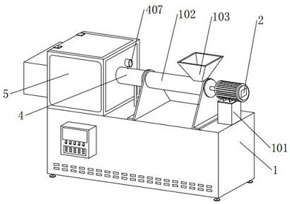 Injection molding machine with material conveying function