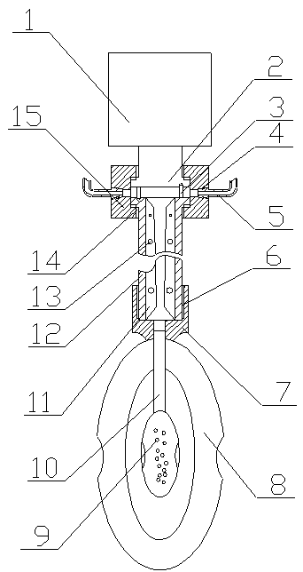 Municipal garden nutrient solution proportioning dilution stirring device