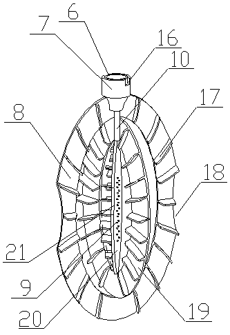 Municipal garden nutrient solution proportioning dilution stirring device