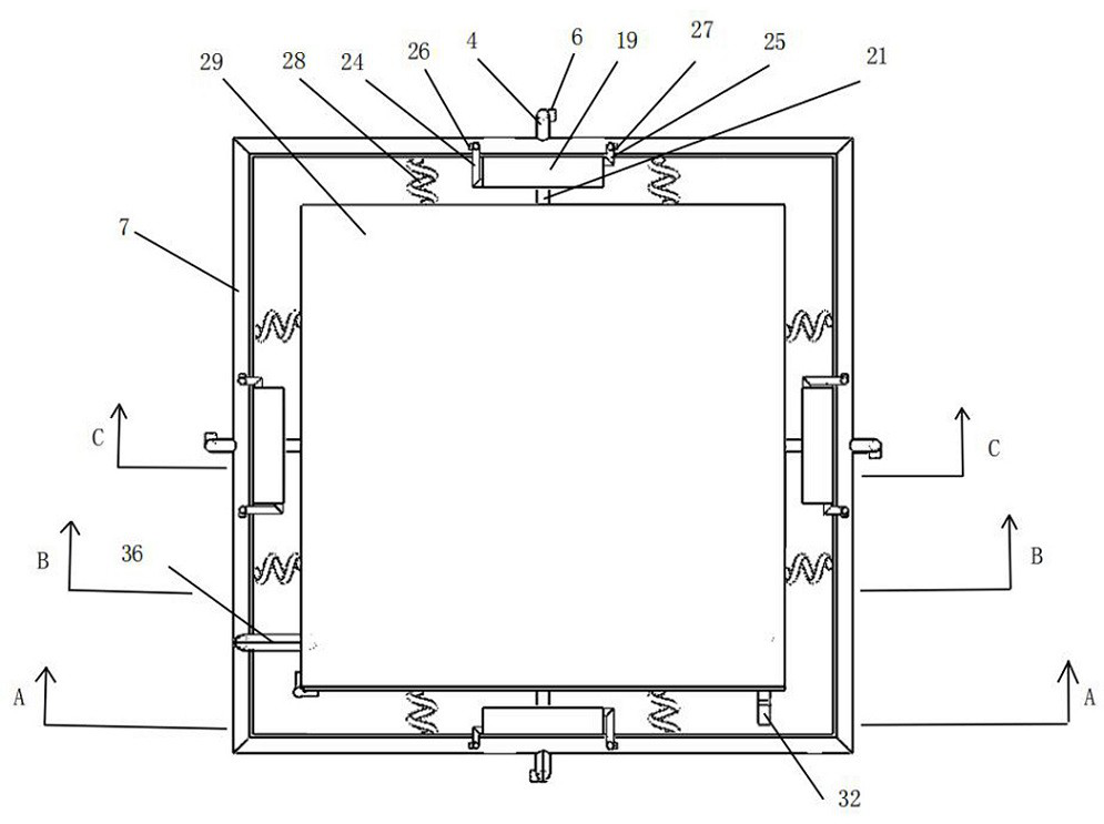 Damping and refrigerating integrated high-power high-frequency induction power supply device