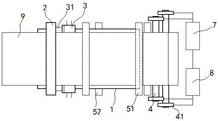 Automatic alignment gluing machine