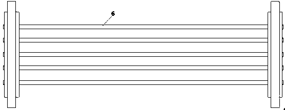 A gas-liquid two-phase flow shell-and-tube heat exchanger