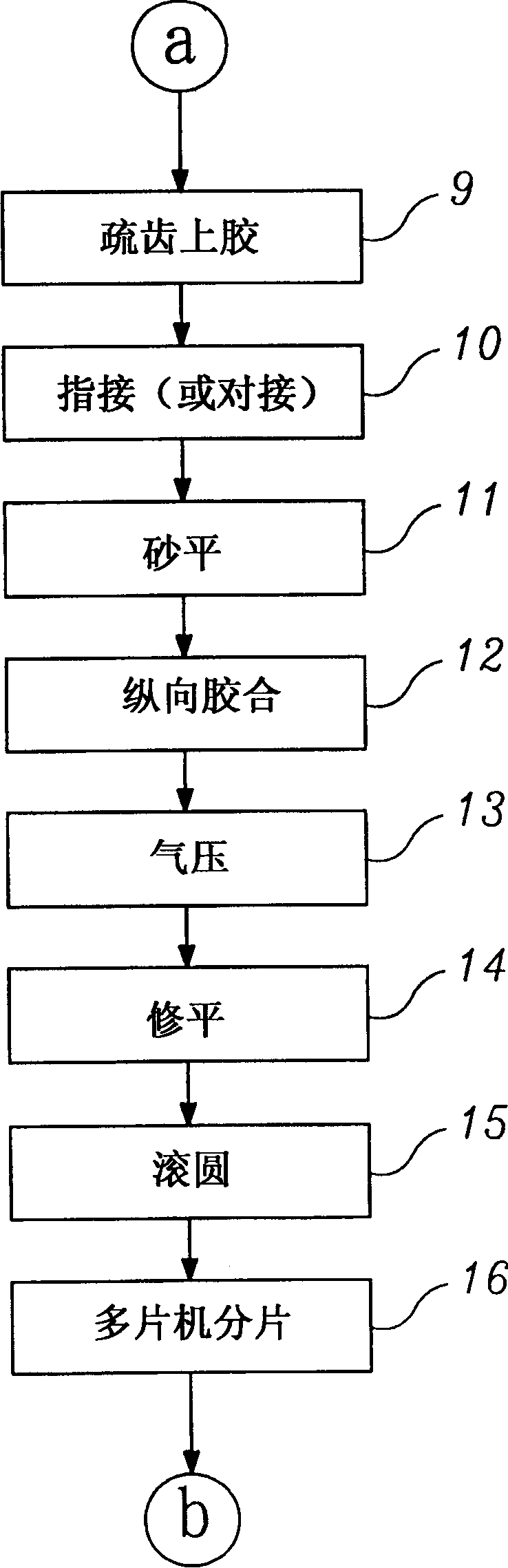 Bamboo louvre blade and its production method