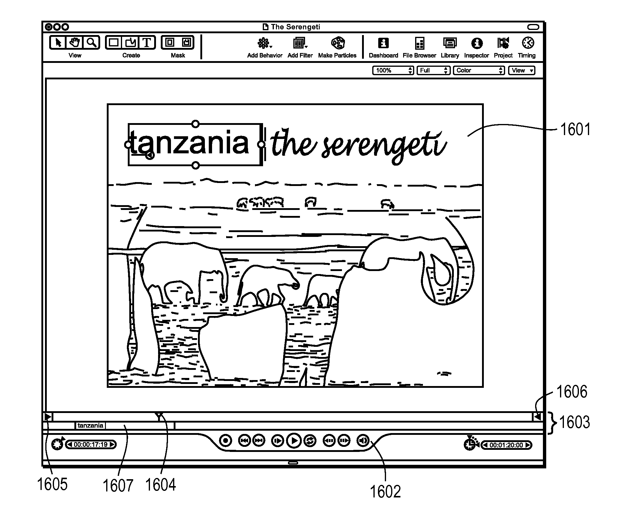 Editing within single timeline