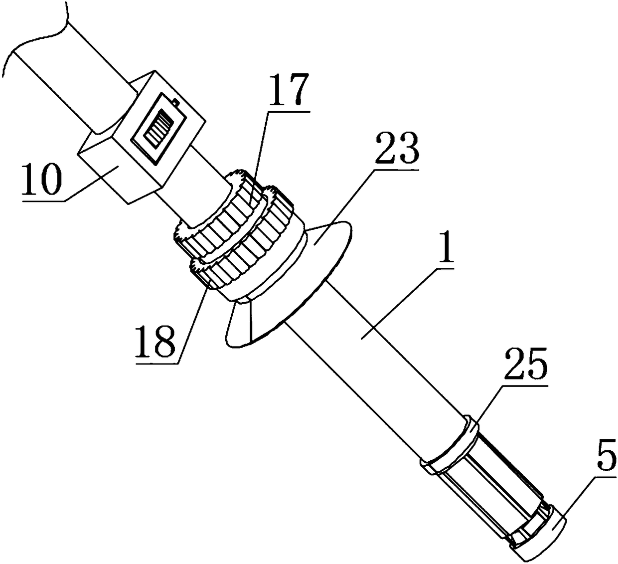 Catheter fixing device