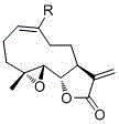 Parthenolide derivative, and medicinal composition, preparation method and use thereof