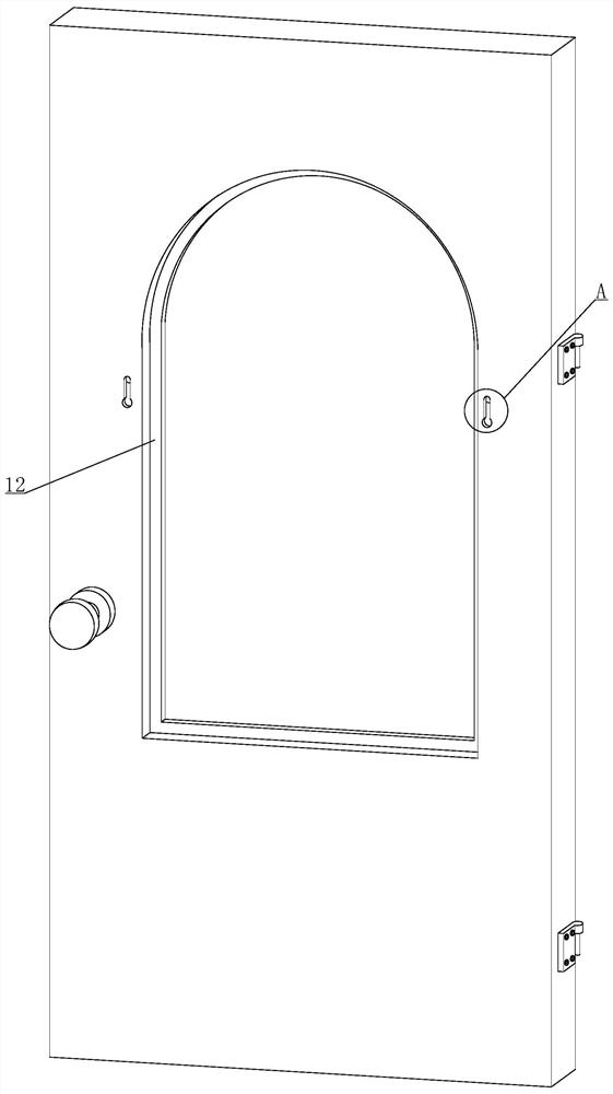 Soundproof push-pull wooden door convenient to assemble and disassemble