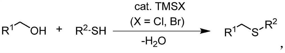 Synthetic method of asymmetric thioether