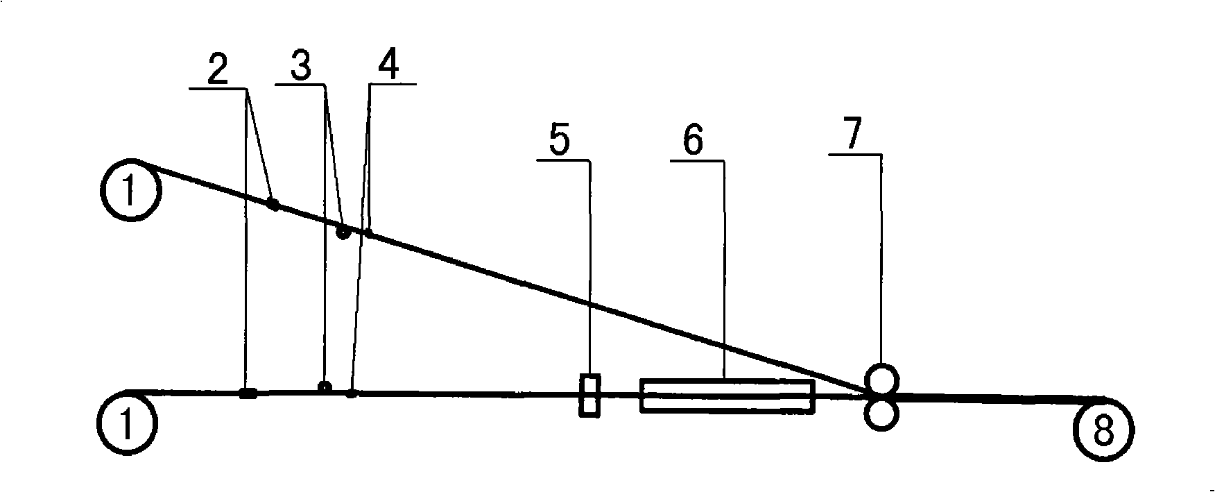 Method for preparing special-shaped composite contact tape