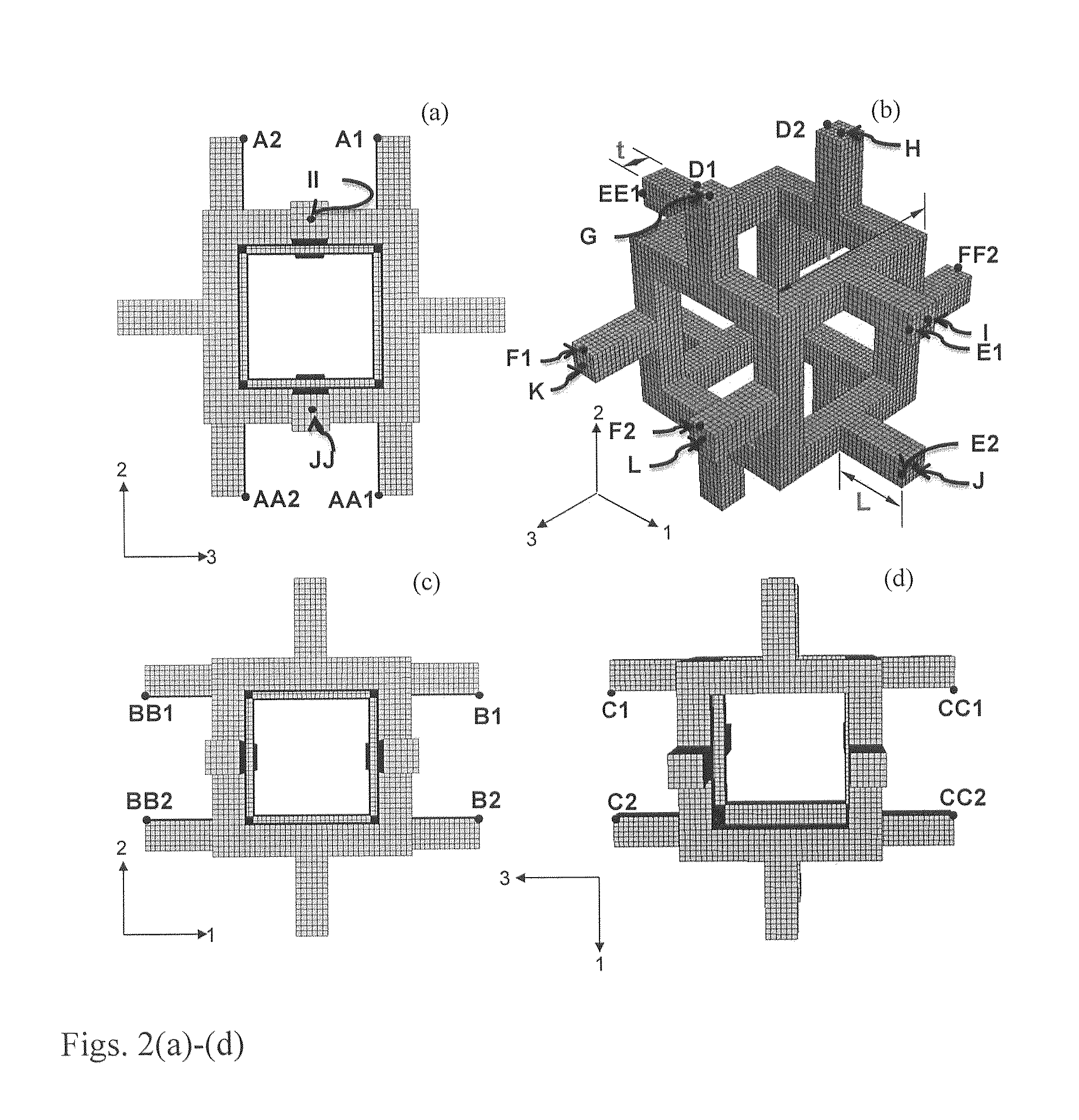 Piezoelectric foam structures and hydrophone utilizing same